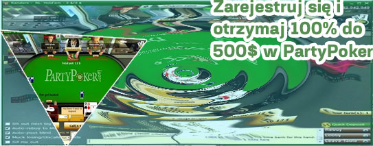 Party poker bonus od wpłaty